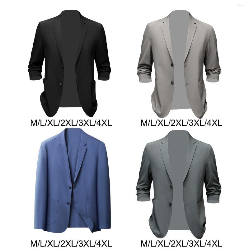 

Men's Suits Suit Jacket Men For Gift Holidays Travel, Blue color l