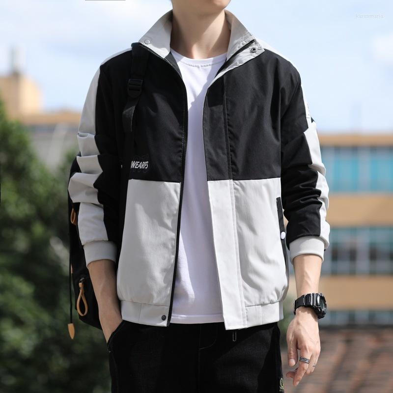 

Men's Jackets Coat Men's Spring And Autumn Style Korean Version Casual Stand-up Collar Fashion Trend Student Blazer, Green