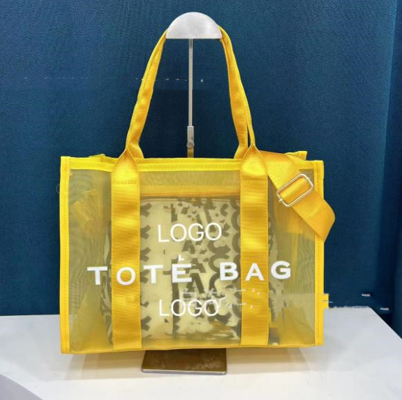 

New European Fashion Pvc Transparent Beach Women's Bag Beach Bag Large Capacity Fashion Tote Bags, Aspic