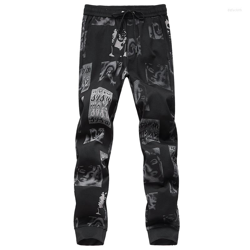 

Men's Pants Men 2023 Printed Men's Trend Youth Stretch Sports Casual Slim Closure Health Quality Inspection, 5010