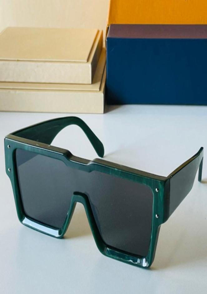 

Designer Cyclone sunglasses Z1547E New color green red frame deep bevel design thick plate reflective crystal decoration classic m1682372