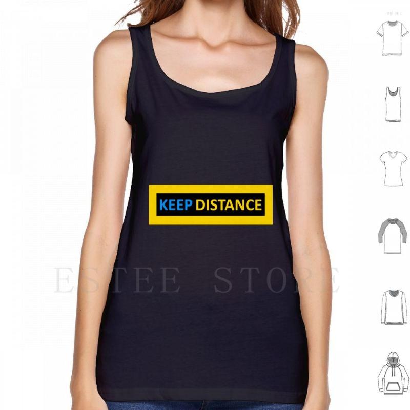 

Men's Tank Tops Keep Distance Vest Social Current Trend Fashion, M-tank-gray