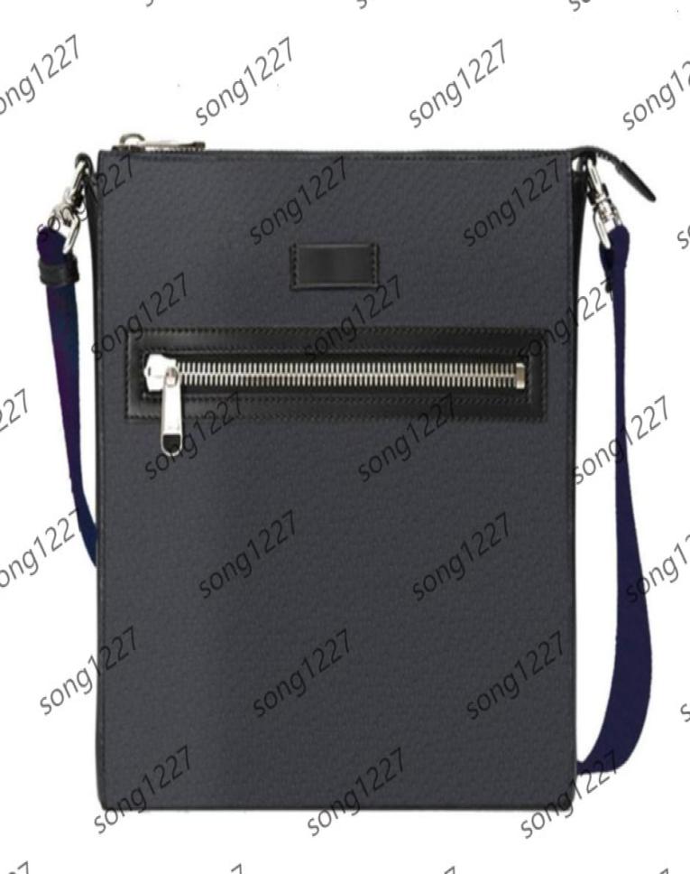 

uxurys Designers Bags handbag An ideal bag for fashionable men carry daily items Postman package PVC material different elements a3270856, Black