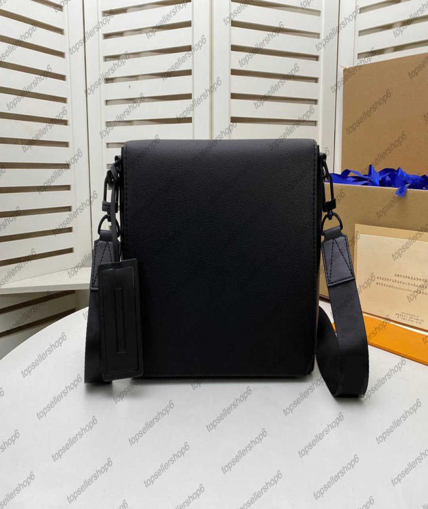 

M57080 MESSENGER men bag original calfleather black metal tablet crossbody shoulderbag purse briefcase portfolio5799329