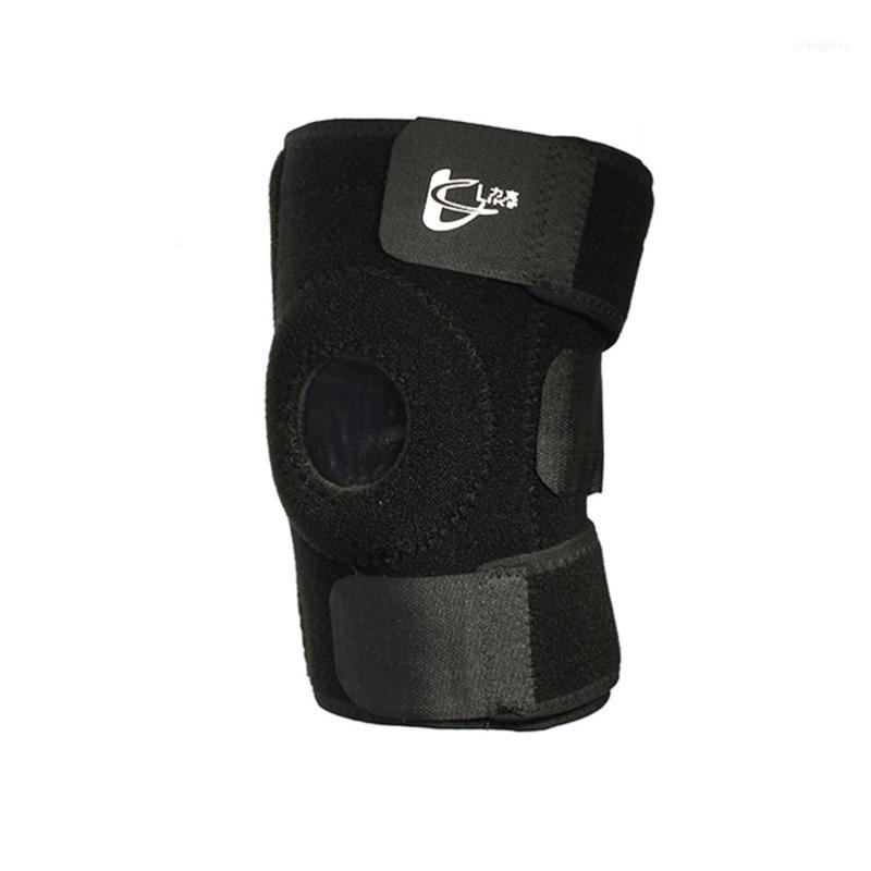

Knee Pads Elbow & Protective Support Braces Non-slip Sports Kneepad Elastic Sleeve Pad For Fitness Running Cycling (Double Spring, Black