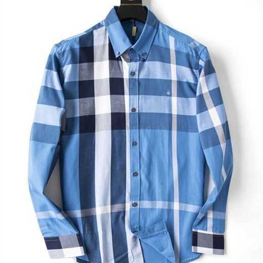 

NIGRITY 21 Spring Men's Fashion Classic Comfortable Casual Long Sleeve Business Man Formal Shirt Plus Size M-SizeM-XXXL#99 S9X6 RI1J, Style no.12