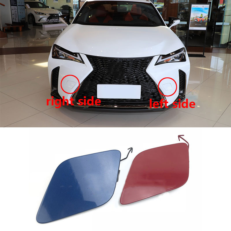 

For Lexus UX200 UX250h UX260h 2018 2019 2020 2021 Car Front Bumper Tow Hook Cover Trailer Eye Cap Lid