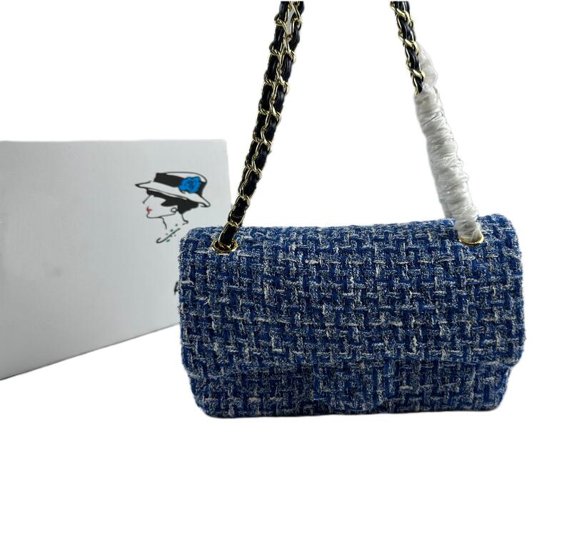 

5A Brand Design Channel cf Woollen Bag Trend Handbags Genuine Leather Designer Ladies Shoulder Bags Small Underarm Crossbody Female Messenger Houlder Bag#916, Size:18cm*7cm*13cm