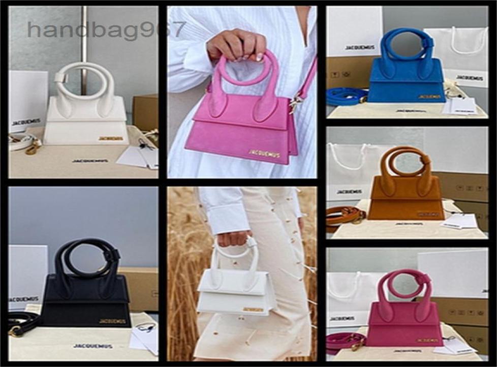 

top quality handbags designer bags Miini purses Jacquemes bag Designer 2022 bag Women039s Shoulder Pilose Antler Frosted Leathe9584288, Black