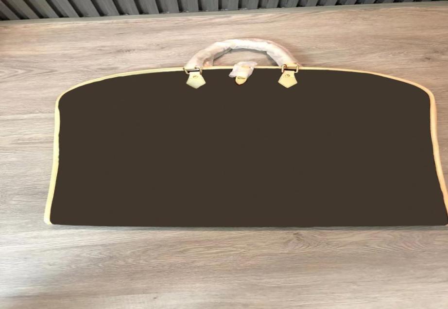 

5A Garment cover carrier bag one hangers suits or evening dresses organizer Wedding Dress Storage Bag Long Clothes Protector purse3448255, Brown