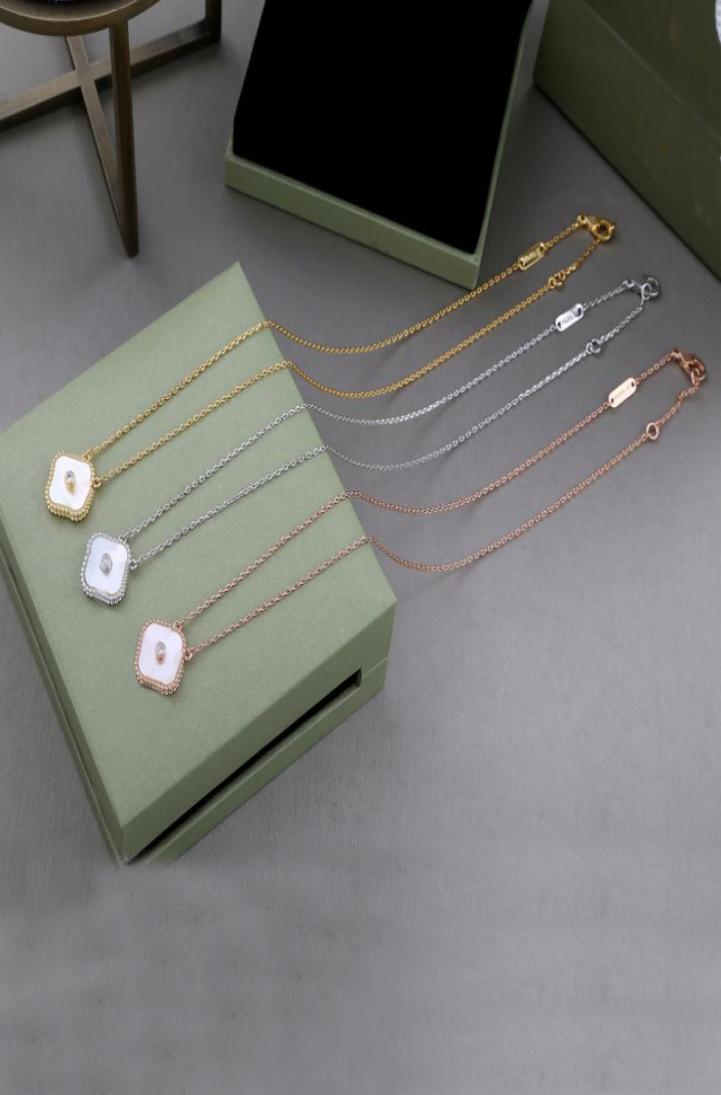 

Gold Jewelry Chain Necklace Luxury Necklace Clover Necklaces Jewlery Whole Gold Chains Designer Jewellery Link Collier Collier9950843