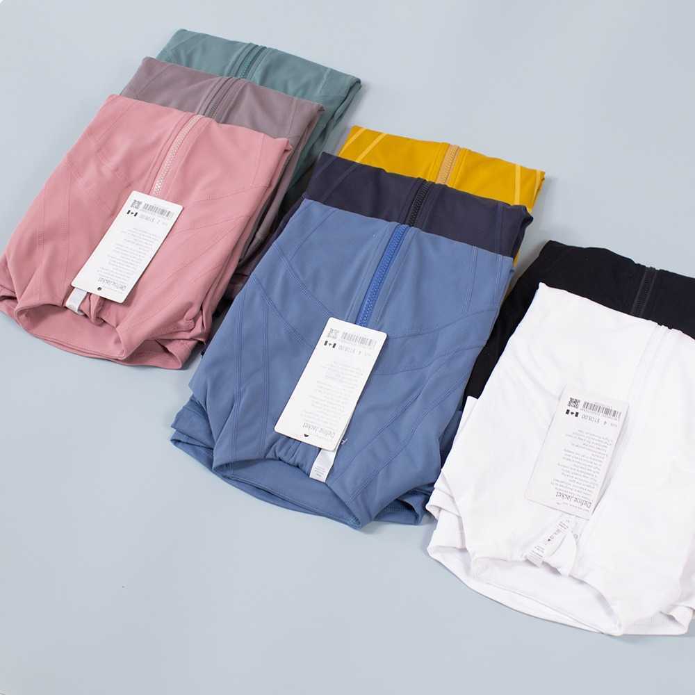 

LULU jacket Yoga Print Women Jacket Yoga Sport Long Sleeve shirt lululemens Fitness Zip Shirt Crop Tops Winter Warm Gym Top Activewear Running Workout Coats, Purple gray