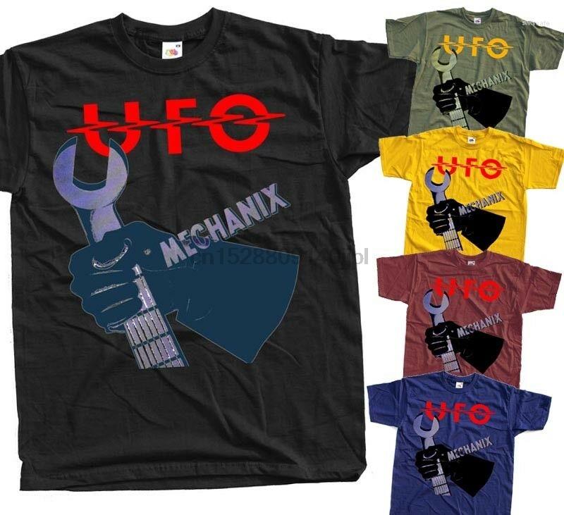 

Men' T Shirts Ufo 1982 Shirt All Yellow Black Olive, Men-darkpurple