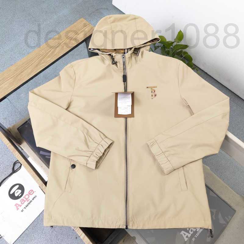 

designer high version mens hooded jacket Burb Tb embroidery zipper baseball jackets cardigan coat fashion casual windproof top 3xl 4xl B1OM, Burb-3