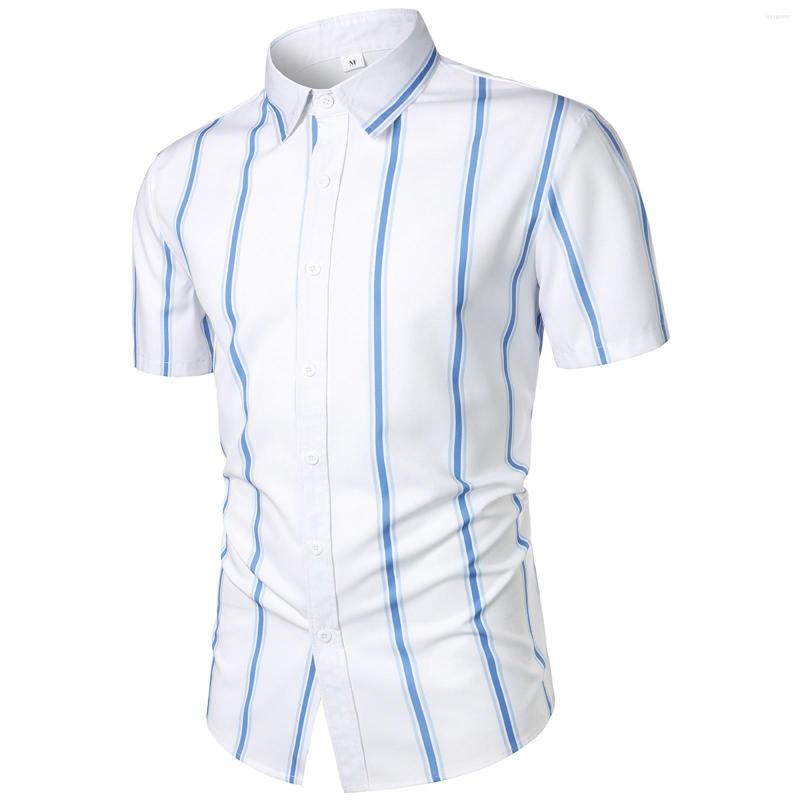 

Men's T Shirts Pimp Men Collar Press Mens Lapel Shirt Fashion Casual Color Short Sleeved Tunic, White