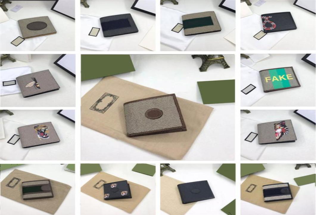 

Classic luxury designers mens Short wallets for men womens Leather Slim Male Purses Money Clip Credit Card Dollar wallet with box4338010, Red