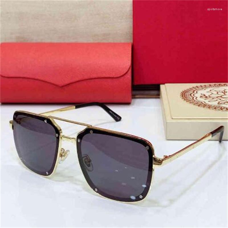 

Sunglasses Top Original 0194 For Mens Famous Fashionable Retro Eyeglass Fashion Design Women Glasses With Box