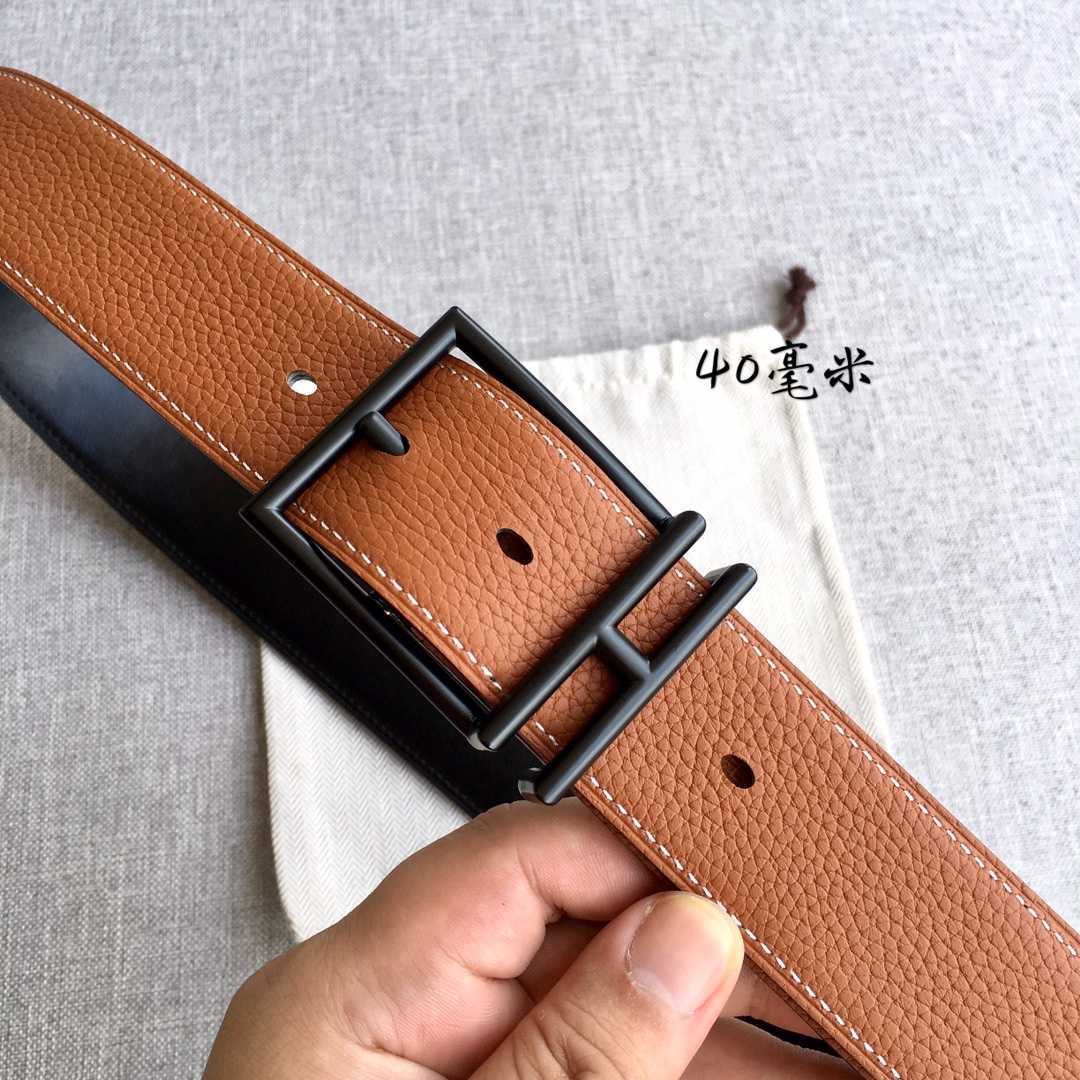 

Designer Belt New H Letter H-shaped Buckle Double sided Leather Luxury for Men Family Real Cowhide