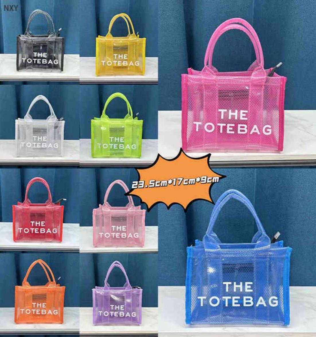 

Evening Bags Women s Bag New Summer Trend Pvc Mesh Tote Bag Fashion Versatile Transparent Letter Handbag 2206076738082, Lavender