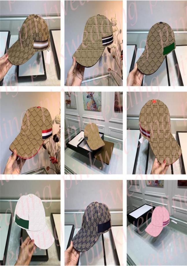 

Designer Stripe Baseball Cap Classic G Letter Golf Cap Women Men Outdoor Sport Travel Canvas Caps Sun Visor Hat9000187, Brown