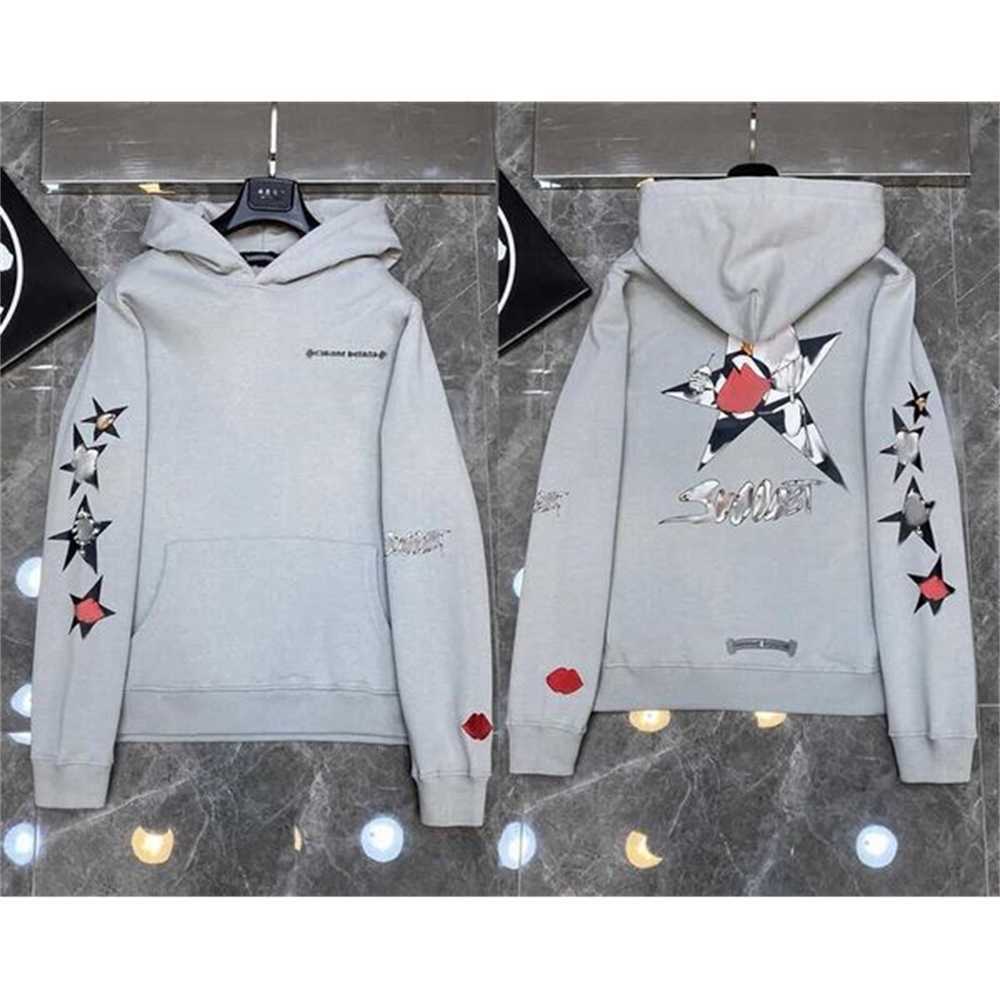 

Fashion Luxury Mens Jackets Designer Zipper Sweatshirts Heart Horseshoe Cross Print Brand Ch Hoodies Women Chromes Coat Casual Pullover Loose Sweater Jacket FNPW, 19