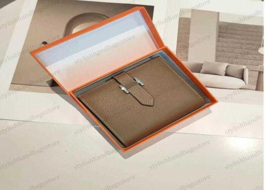 

2023 New Wallets For Women Luxury Design Cowhide Short Wallet Leather Card Holders Purses Fashion Bags 2302Y6899722, Red