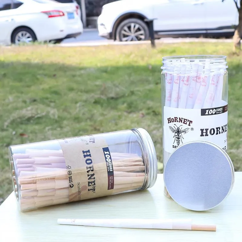 

Bong 100pieces/Can 110mm Cigarette Rolling Papers Empty Tube Roller Manual Cigarettes Smoking Accessories