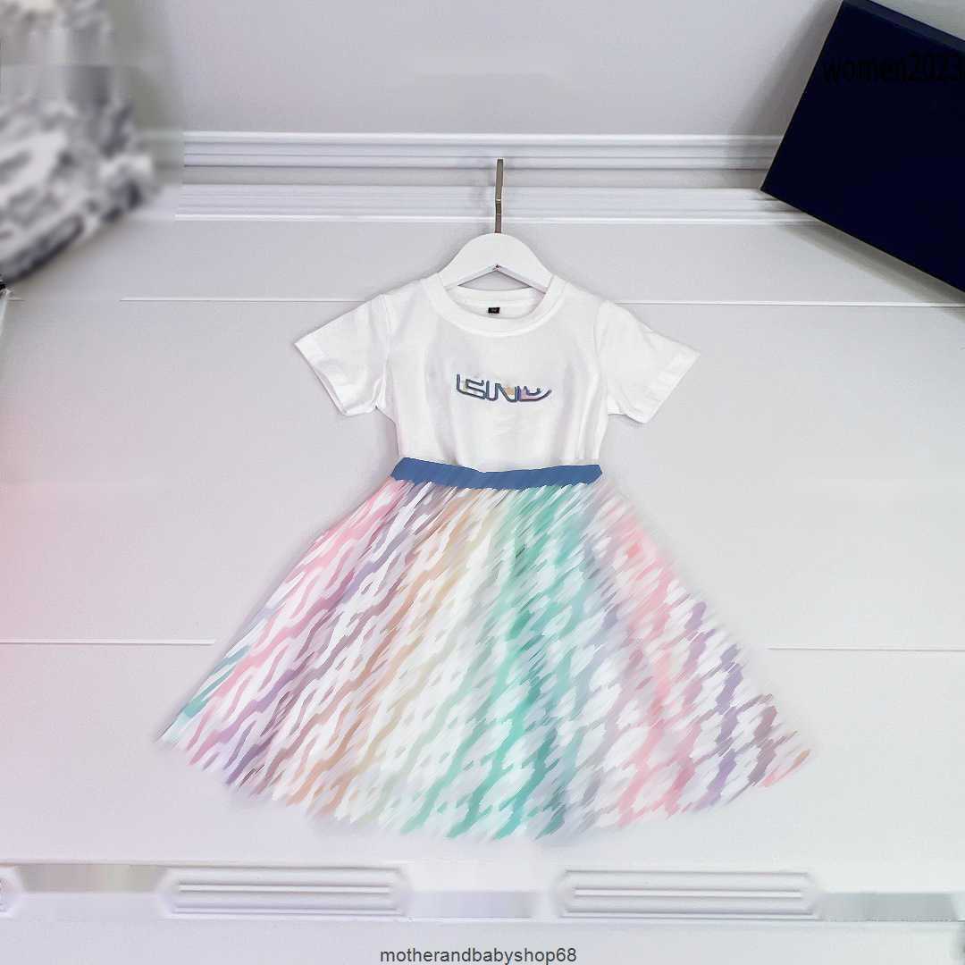 

Kids Designer t Shirt Fashion Sibling Outfit Child Suit 2-piece Set Colorful Shorts and Skirts Free Shipping Size -150 Cm New Product Mar19, White