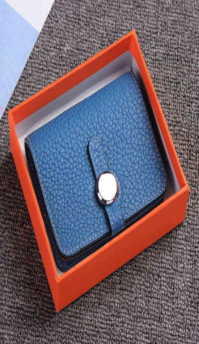 

Genuine Leather Unisex Money Bag Luxury Design Famous Brand Hasp Square Wallet Fashion Card Holders Women Small Coin Purses X220339887003, Green