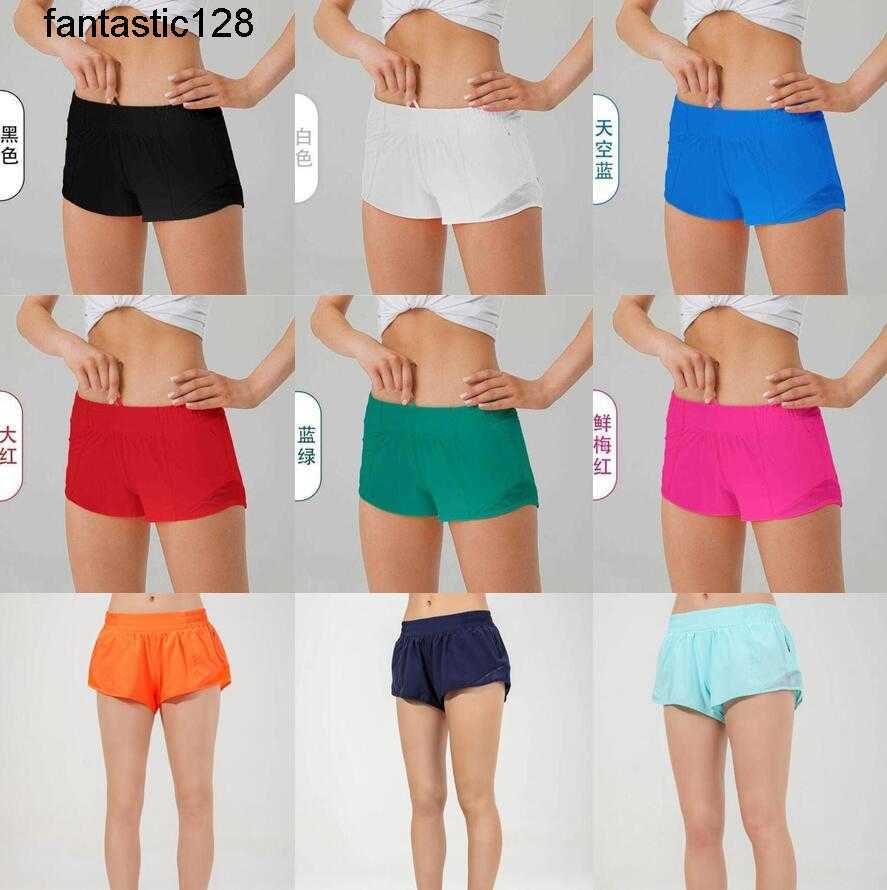

lululemens women Summer Yoga Hotty Hot Shorts Breathable Quick Drying Sports Underwear Women's Pocket Running Fitness Pants Princesslululemens womens, Ying yellow