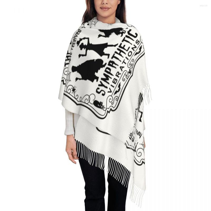 

Scarves Personalized Print Haunted Mansion Grimace Scarf Women Men Winter Fall Warm Halloween Movie Shawl Wrap