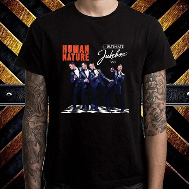 

Men' T Shirts Human Nature Jukebox Tour Music Group Men Black T-Shirt Size  To 3XL, Men-darkpurple