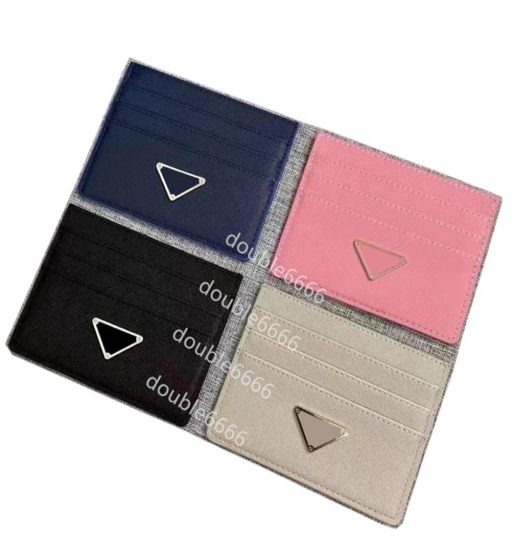 

Allmatch Card Holders Fashion Womens men Purses With Box Designer purse Double sided Credit Cards Coin Mini Wallets1345672, White