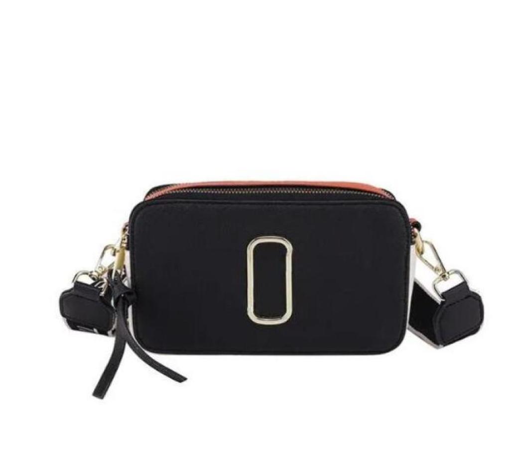 

Retail Women Bags New 2023 Contrast Color Small Square Bag Trend Letter Single Shoulder Messenger Bag M003093514104, Black