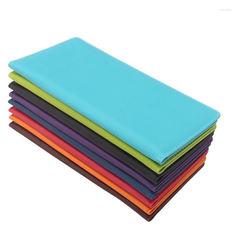 

Card Holders Etaofun High Quality Leather Traveling Air Ticket Holder Fashion Brand Passport Cover For Women Case, Blue