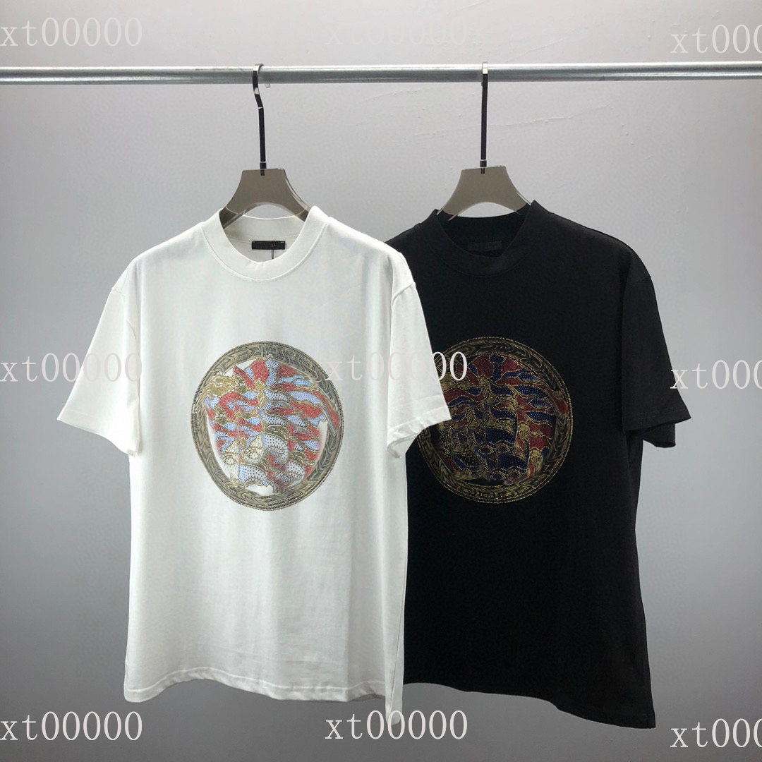 

22SS Designer Letter Printed T Shirts Tee Sweatshirt Fashion High Street Short Sleeves Summer Casual T-Shirt Breathable Men Women Crew Neck Tees Dresses for Wo 30-330, Black