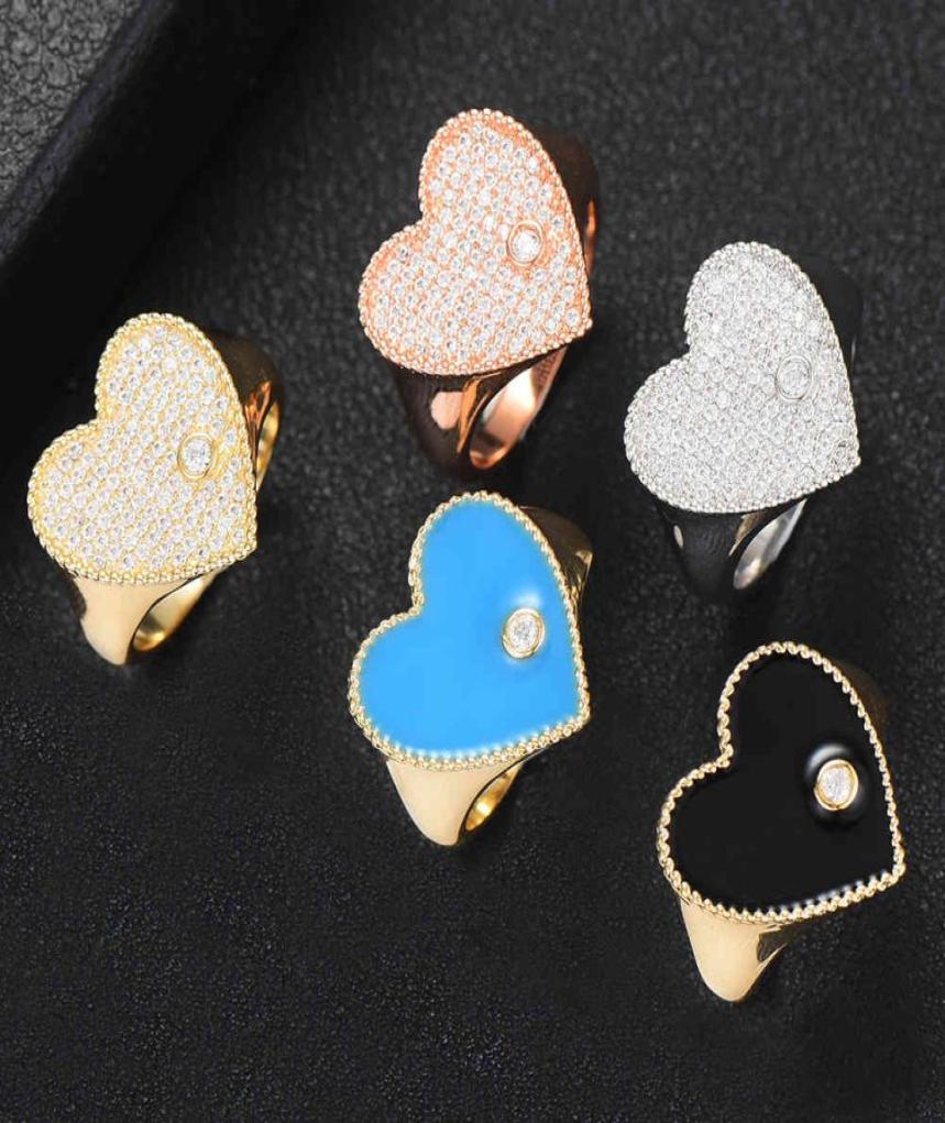 

GODKI Trendy Heart Luxury Flower Wheel Cubic Zircon CZ for Women Bridal Engagement Wedding Dubai Finger Rings1456163