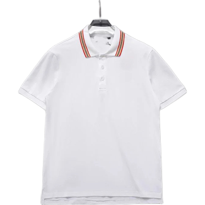 

2023 design polo shirts for men Slim Fit High Quality white Mens T Shirt Fashion Clothes Cotton Tee luxury polos
