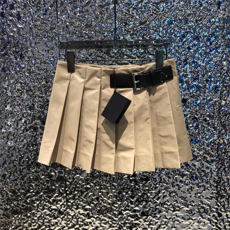 

Skirts designer 2023 Summer New Letter Triangle Label No Picking People, Covering Meat, Slim, bouffancy Nylon Half Skirt RPT3, Khaki5