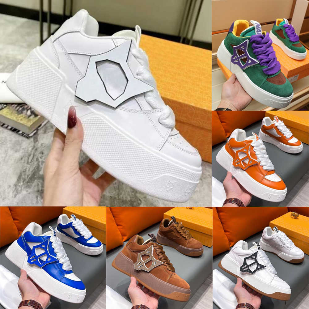 

Womens Comfortable Casual Shoes Blue Green Leather Breathable Flat Shoes Coffee Suede Anti Slip Outdoor Sports Shoes, Color 13