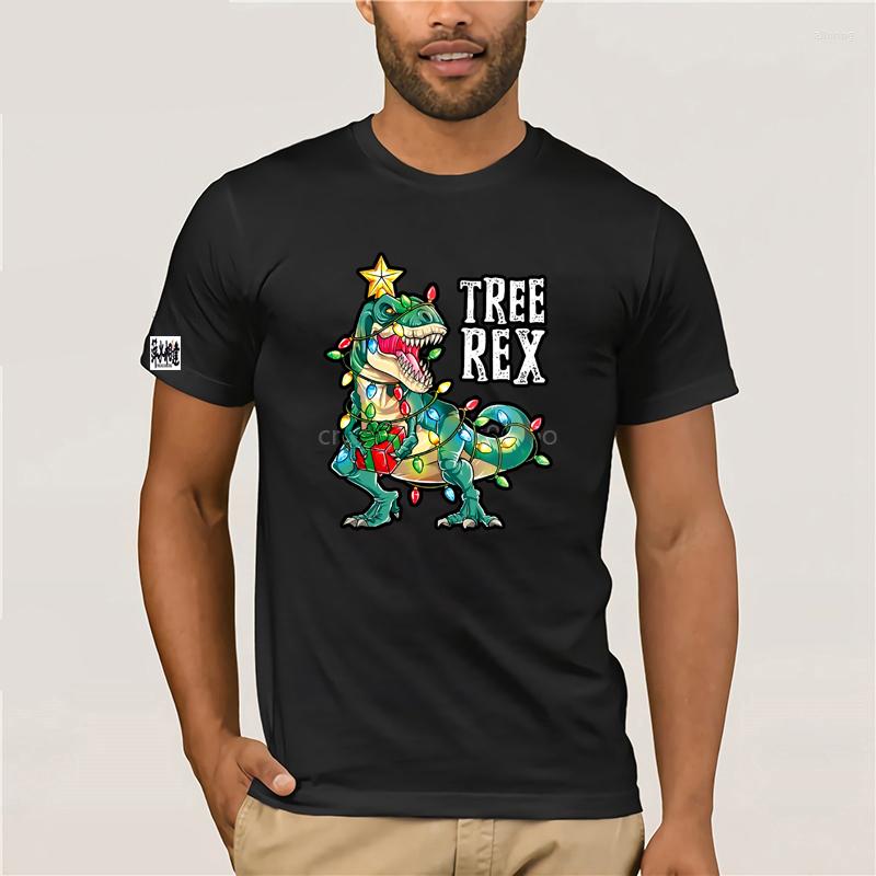 

Men's T Shirts Men Funny Shirt Fashion Tshirt Tree Rex Christmas Sweater Women T-shirt, Navy(men)