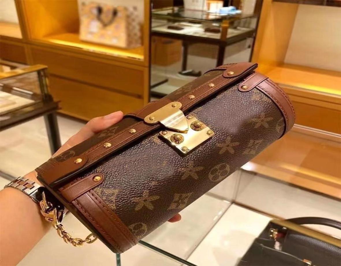 

Quality Luxury Designer Shoulder Bags Cylindrical Purse Keepall Nano Handbags Mini Bag Womens Tote Crossbody for women Handbag8035019, Gold
