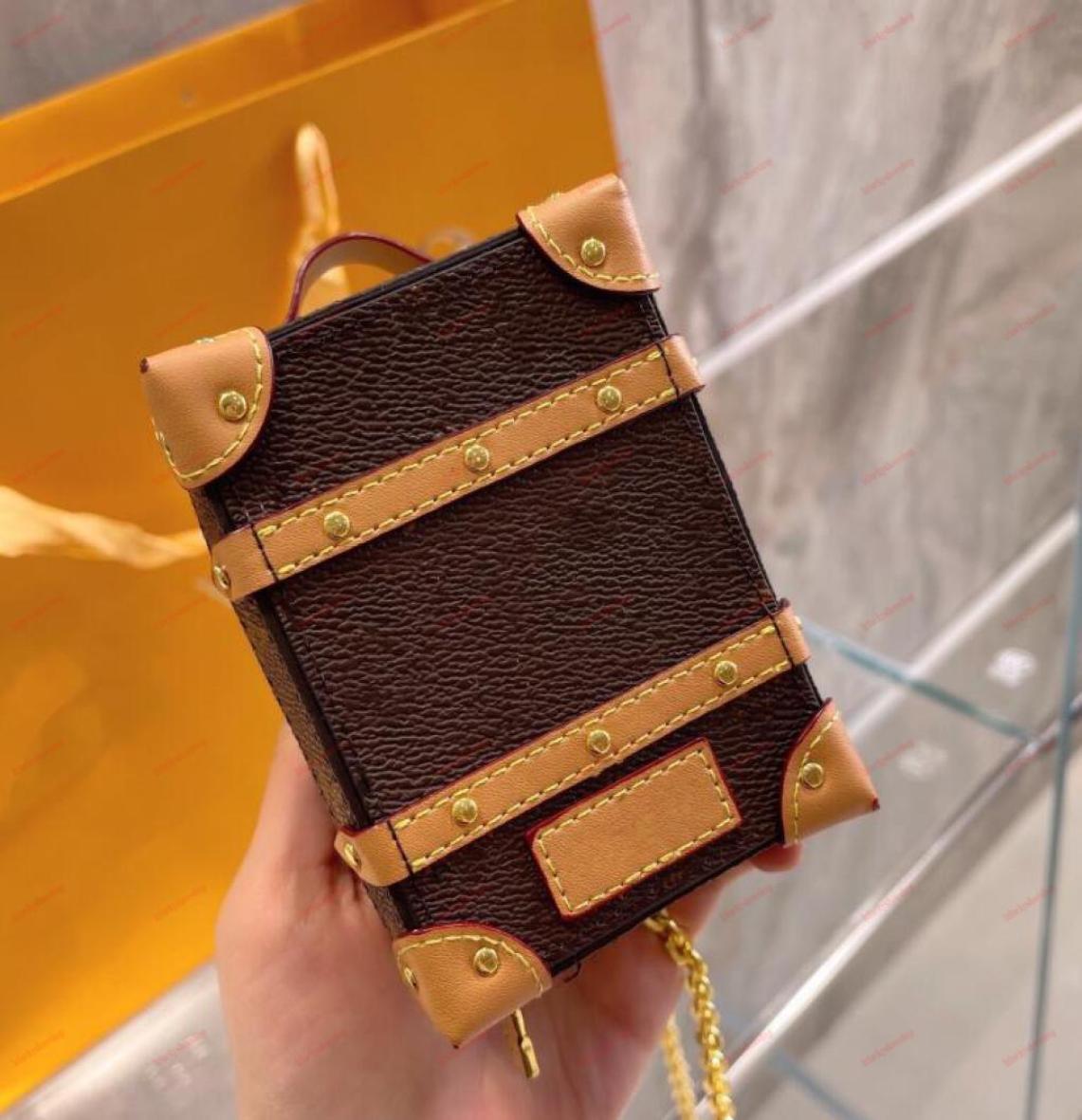 

Luxurys Ladies Flower Pattern wallets Fashion Styles Handbags coin pouch Purses Vintage Shoulder Bag Women Classic Style PU Leathe8579923, Brown