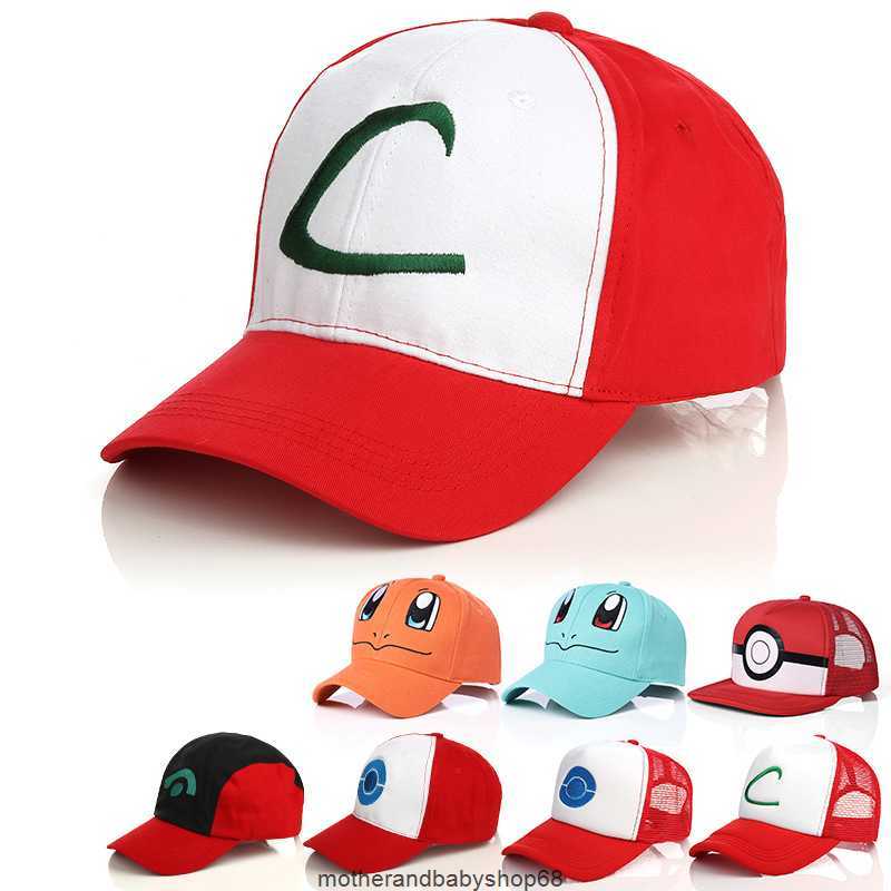 

Pocket Monster Baseball Cap Anime Hat Magic Baby Duckbill Spot Wholesale, As picture