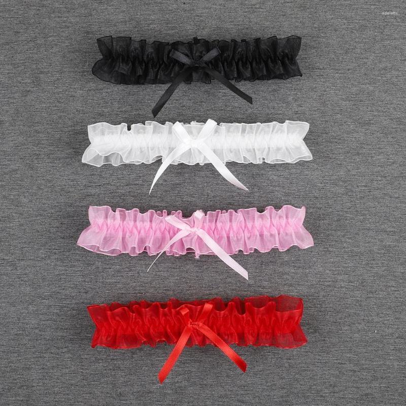 

Garters Women Bow Leg Ring Sexy Lingerie Lace Floral Garter Belt Bowknot Loop Wedding Bridal Cosplay Fashion Stocking, Color6