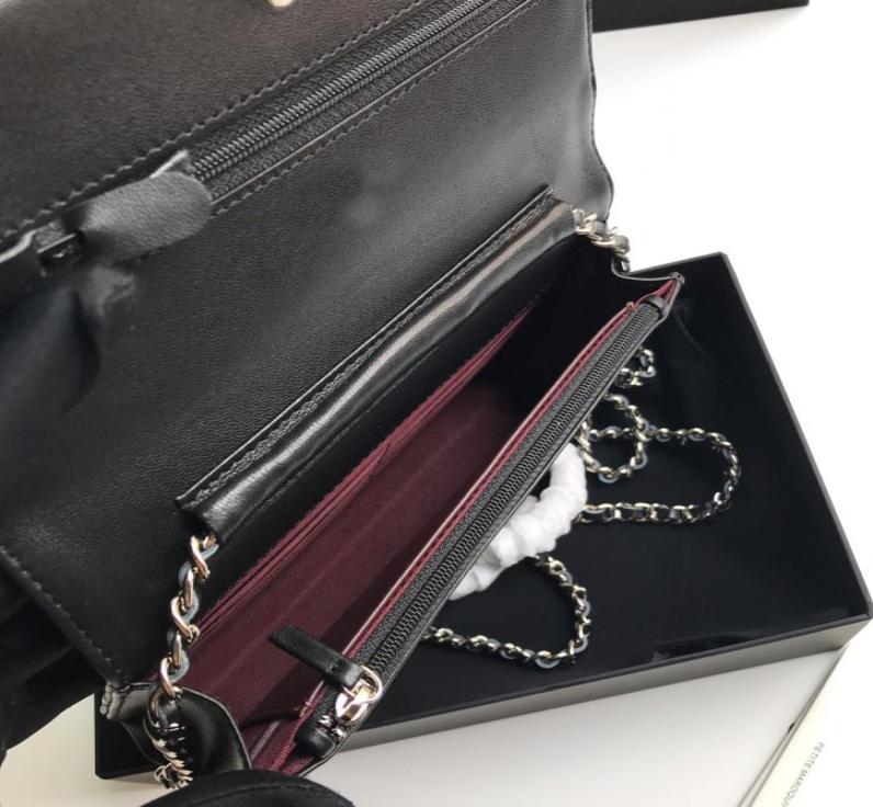 

2022 mini fashion genuine leather women shoulder bag caviar lambskin handbags change wallets classic womens crossbody evening bags7759260, Red