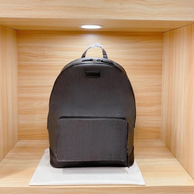 

5A top High Quality Leatherr Backpack Luxurys Designer knapsack Men Women Classic Flowers Plaid Schoolbag Satchel Back pack Variou8554789, Chocolate