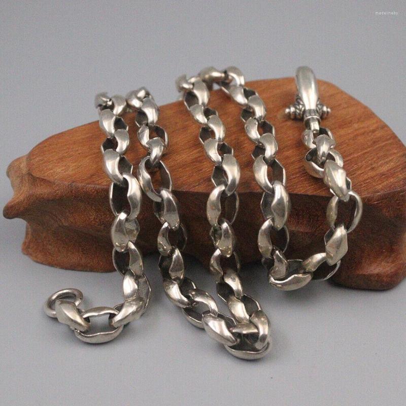 

Chains 925 Sterling Silver 8mm Unique Cable Link Chain Necklace 22inch For Man