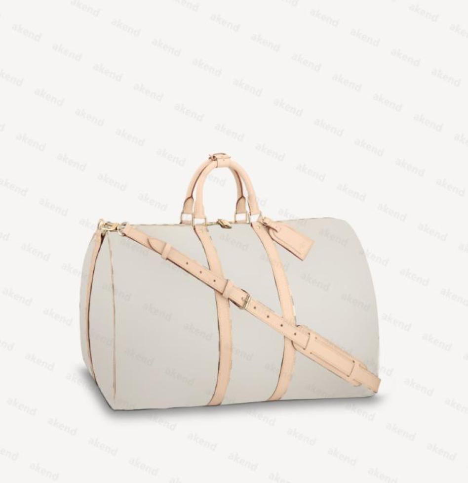 

7A quality Women039s men Crossbody Outdoor Duffel Bags tote Nylon fashion leather girl Shoulder Bag Purse Luxury Designer Handb2495926, Light grey