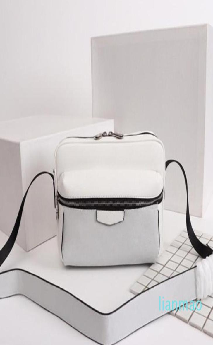 

Unisex Handbag Outdoor Crossbody Bag Mens Womens Messenger Shoulder Bags Leather Canvas Silver Zipper Adjustable Shoulderstrap Fiv8065858, Black